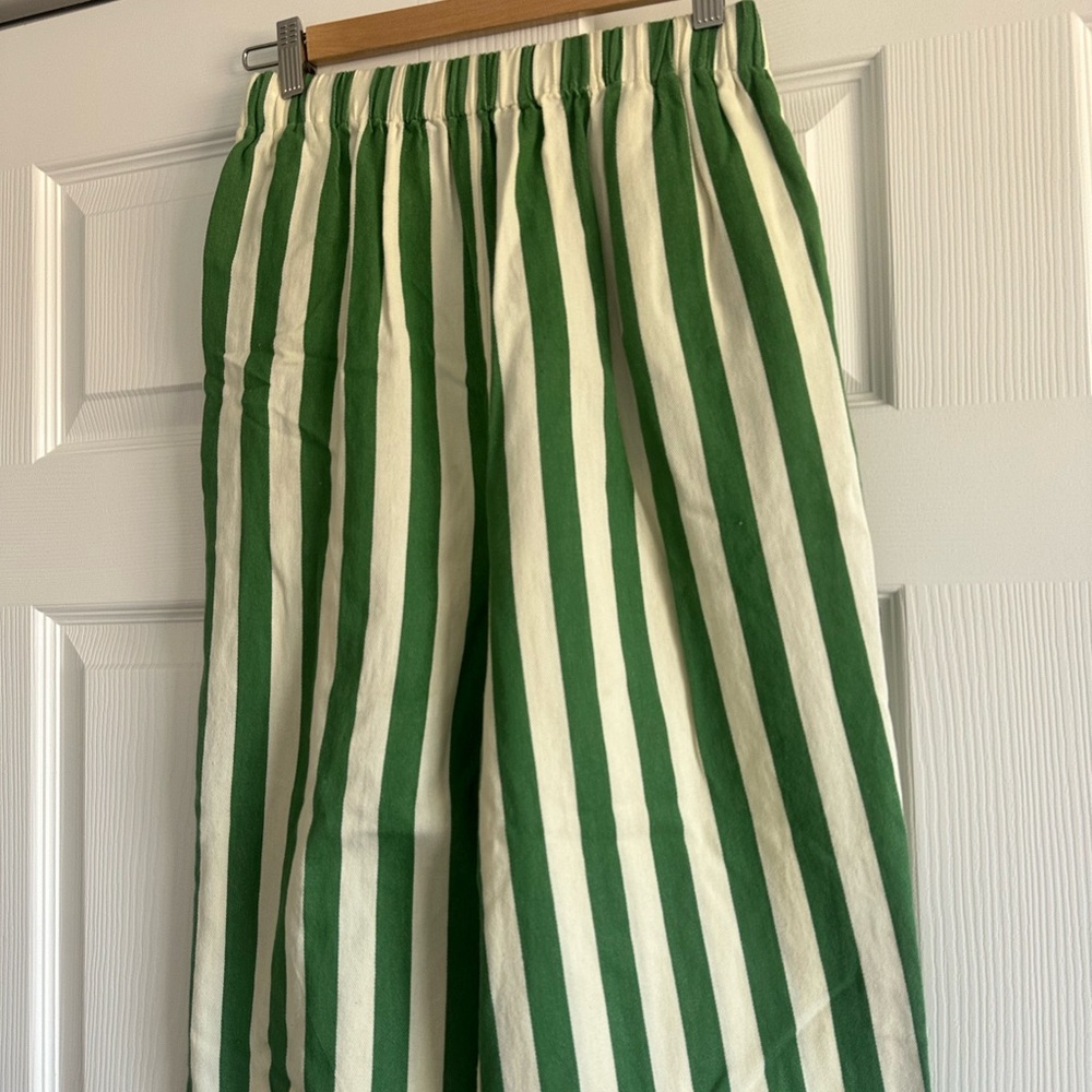 Zulu & Zephyr Green Stripe Pants - Picture 3 of 4